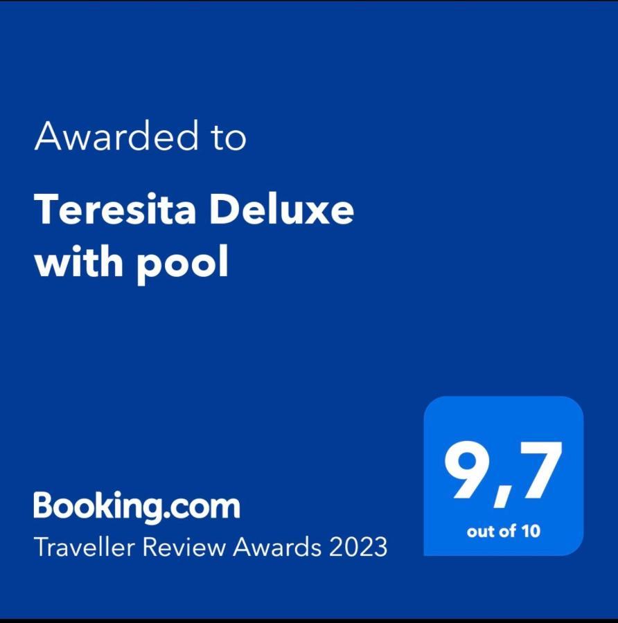 칼레타데푸스테 Teresita Deluxe With Pool 아파트 외부 사진